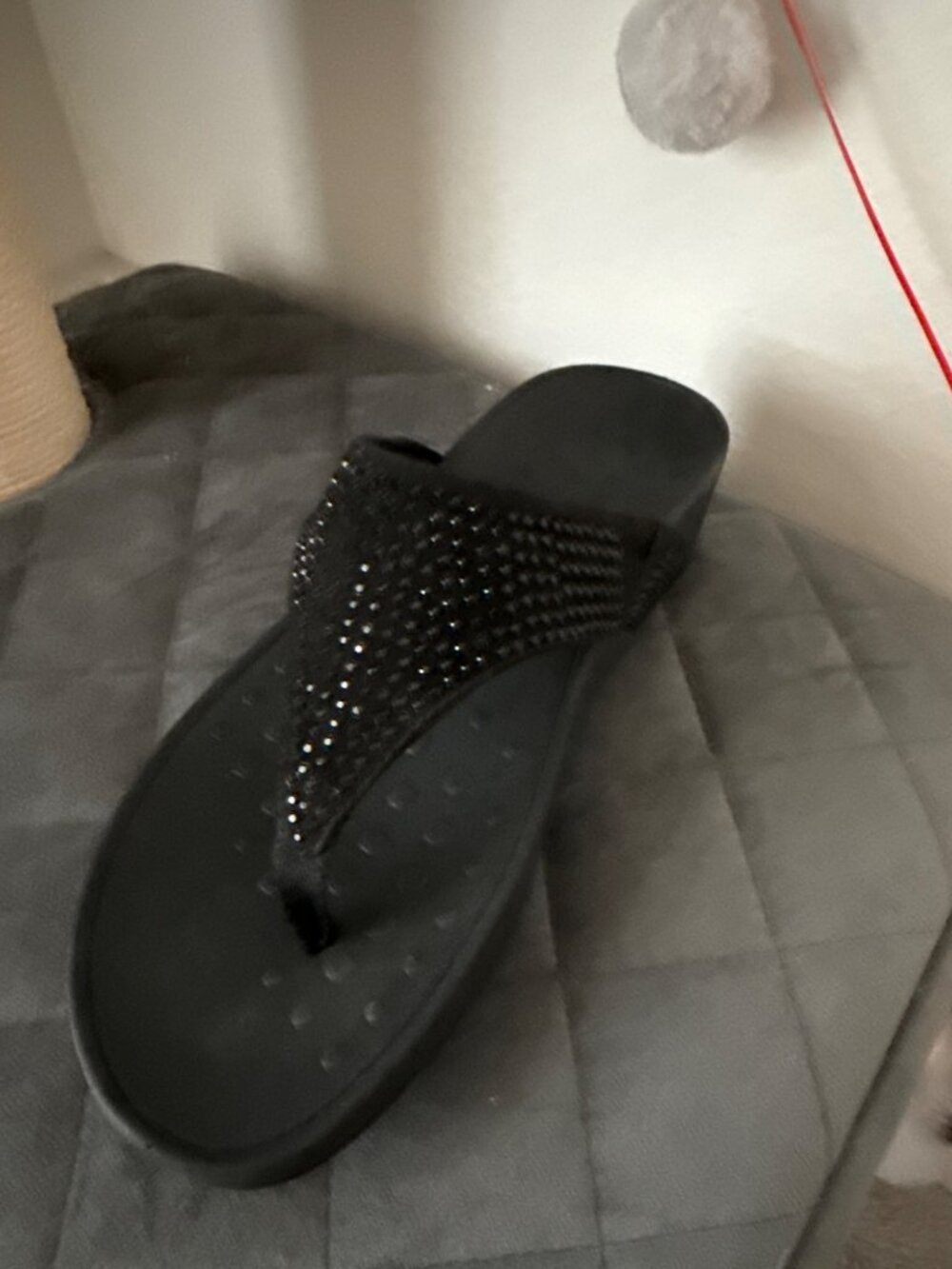 Vionic Pacific Naples Raised Wedge Black Sandals size 8 - Picture 2 of 8